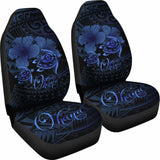 Hawaii Turtle Ohana Hibiscus Poly Car Seat Covers - Turquoise - New Awesome 091114 - YourCarButBetter