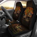 Hawaii Turtle Ohana Hibiscus Poly Car Seat Covers - Yellow - New Awesome 091114 - YourCarButBetter