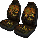 Hawaii Turtle Ohana Hibiscus Poly Car Seat Covers - Yellow - New Awesome 091114 - YourCarButBetter