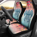 Hawaii Turtle Ohana Stary Night Hibiscus Car Set Cover - New - Awesome 091114 - YourCarButBetter