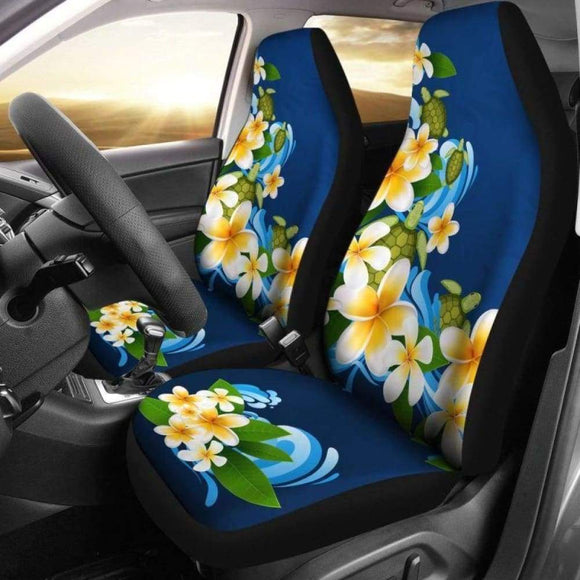 Hawaii Turtle Plumeria Car Seat Covers 091114 - YourCarButBetter