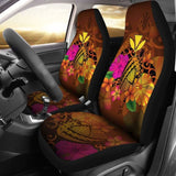 Hawaii Turtle Tribal Map Hibiscus Plumeria Car Seat Cover - New 091114 - YourCarButBetter