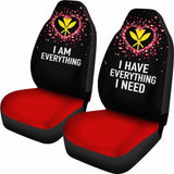 (Hawaiian) Kanaka Maoli Car Seat Covers Couple Valentine Everthing I Need 105905 - YourCarButBetter