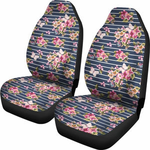 Hawaiian Tropical Butterfly Pink Car Seat Cover Amazing 105905 - YourCarButBetter