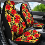 Hawaiian Tropical Flowers And Palm Leaves Car Seat Cover - 174914 - YourCarButBetter