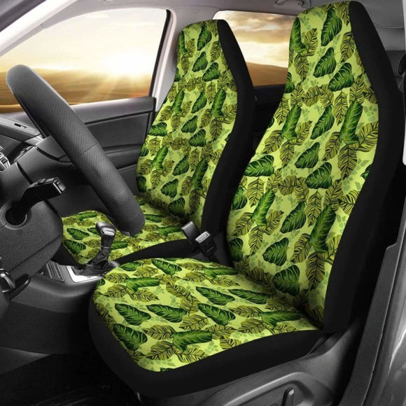 Hawaiian Tropical Green Car Seat Cover Amazing 105905 - YourCarButBetter