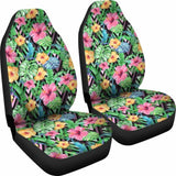 Hawaiian Tropical Hibiscus Banana Leafs Car Seat Cover - 232125 - YourCarButBetter