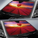 Heart Tree Landscape Car Sun Shades 460402 - YourCarButBetter