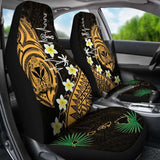 Heartbeat Polynesian Hawaii Car Seat Covers Plumeria Turtle Amazing 091114 - YourCarButBetter