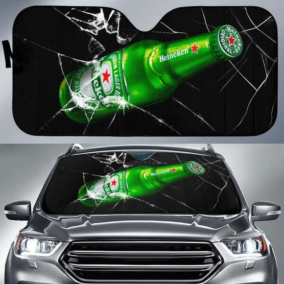 Heineken Auto Sun Shade Car Sun Visor Funny Beer Lover 102507 - YourCarButBetter