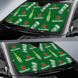 Heineken Car Sun Shade Auto Sun Visor For Beer Lover 102507 - YourCarButBetter