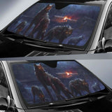 Hell Wolf Car Auto Sun Shades 172609 - YourCarButBetter