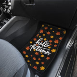 Hello Autumn Car Floor Mats 210205 - YourCarButBetter