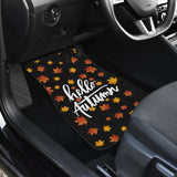 Hello Autumn Car Floor Mats 210205 - YourCarButBetter