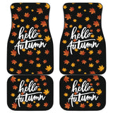 Hello Autumn Car Floor Mats 210205 - YourCarButBetter