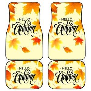 Hello Autumn Car Floor Mats Accessories 210205 - YourCarButBetter