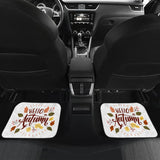 Hello Autumn Car Floor Mats Decoration 210205 - YourCarButBetter