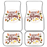 Hello Autumn Car Floor Mats Decoration 210205 - YourCarButBetter