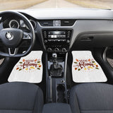 Hello Autumn Car Floor Mats Decoration 210205 - YourCarButBetter