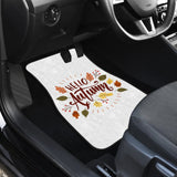 Hello Autumn Car Floor Mats Decoration 210205 - YourCarButBetter