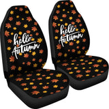 Hello Autumn Car Seat Covers 210205 - YourCarButBetter