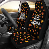 Hello Autumn Car Seat Covers 210205 - YourCarButBetter