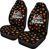 Hello Autumn Car Seat Covers 210205 - YourCarButBetter