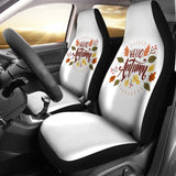 Hello Autumn Car Seat Covers Decoration 210205 - YourCarButBetter
