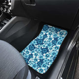 Hibiscus Pattern Print Design 03 Front And Back Car Mats 232125 - YourCarButBetter