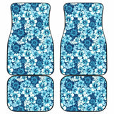 Hibiscus Pattern Print Design 03 Front And Back Car Mats 232125 - YourCarButBetter