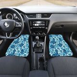 Hibiscus Pattern Print Design 03 Front And Back Car Mats 232125 - YourCarButBetter