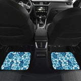 Hibiscus Pattern Print Design 03 Front And Back Car Mats 232125 - YourCarButBetter