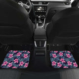 Hibiscus Pattern Print Design 05 Front And Back Car Mats 232125 - YourCarButBetter