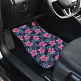 Hibiscus Pattern Print Design 05 Front And Back Car Mats 232125 - YourCarButBetter