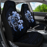 Hibiscus Plumeria Mix Polynesian Blue Turtle Car Seat Covers - New - Awesome 091114 - YourCarButBetter