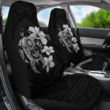 Hibiscus Plumeria Mix Polynesian Gray Turtle Car Seat Covers - New - Awesome 091114 - YourCarButBetter