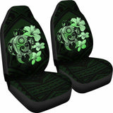 Hibiscus Plumeria Mix Polynesian Green Turtle Car Seat Covers - New - Awesome 091114 - YourCarButBetter