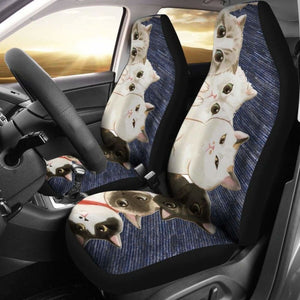 Hide Cats Car Seat Covers Funny For Cat Lover 112428 - YourCarButBetter