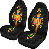 Hippie Love And Peace Car Seat Covers 101819 - YourCarButBetter