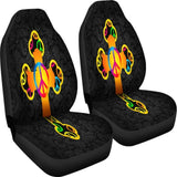Hippie Love And Peace Car Seat Covers 101819 - YourCarButBetter