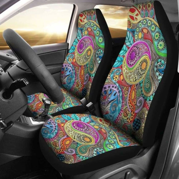 Hippie Peace Car Seat Covers | Give Your Car A Makeover! 105905 - YourCarButBetter