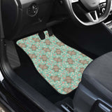 Hippopotamus Pattern Print Design 02 Front And Back Car Mats 105905 - YourCarButBetter