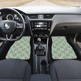 Hippopotamus Pattern Print Design 02 Front And Back Car Mats 105905 - YourCarButBetter