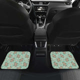 Hippopotamus Pattern Print Design 02 Front And Back Car Mats 105905 - YourCarButBetter