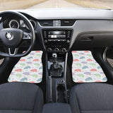 Hippopotamus Pattern Print Design 03 Front And Back Car Mats 105905 - YourCarButBetter