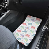 Hippopotamus Pattern Print Design 03 Front And Back Car Mats 105905 - YourCarButBetter