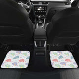 Hippopotamus Pattern Print Design 03 Front And Back Car Mats 105905 - YourCarButBetter