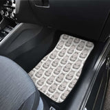 Hippopotamus Pattern Print Design 05 Front And Back Car Mats 105905 - YourCarButBetter