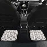 Hippopotamus Pattern Print Design 05 Front And Back Car Mats 105905 - YourCarButBetter