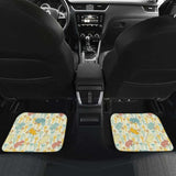 Hippopotamus Pattern Print Design Front And Back Car Mats 105905 - YourCarButBetter